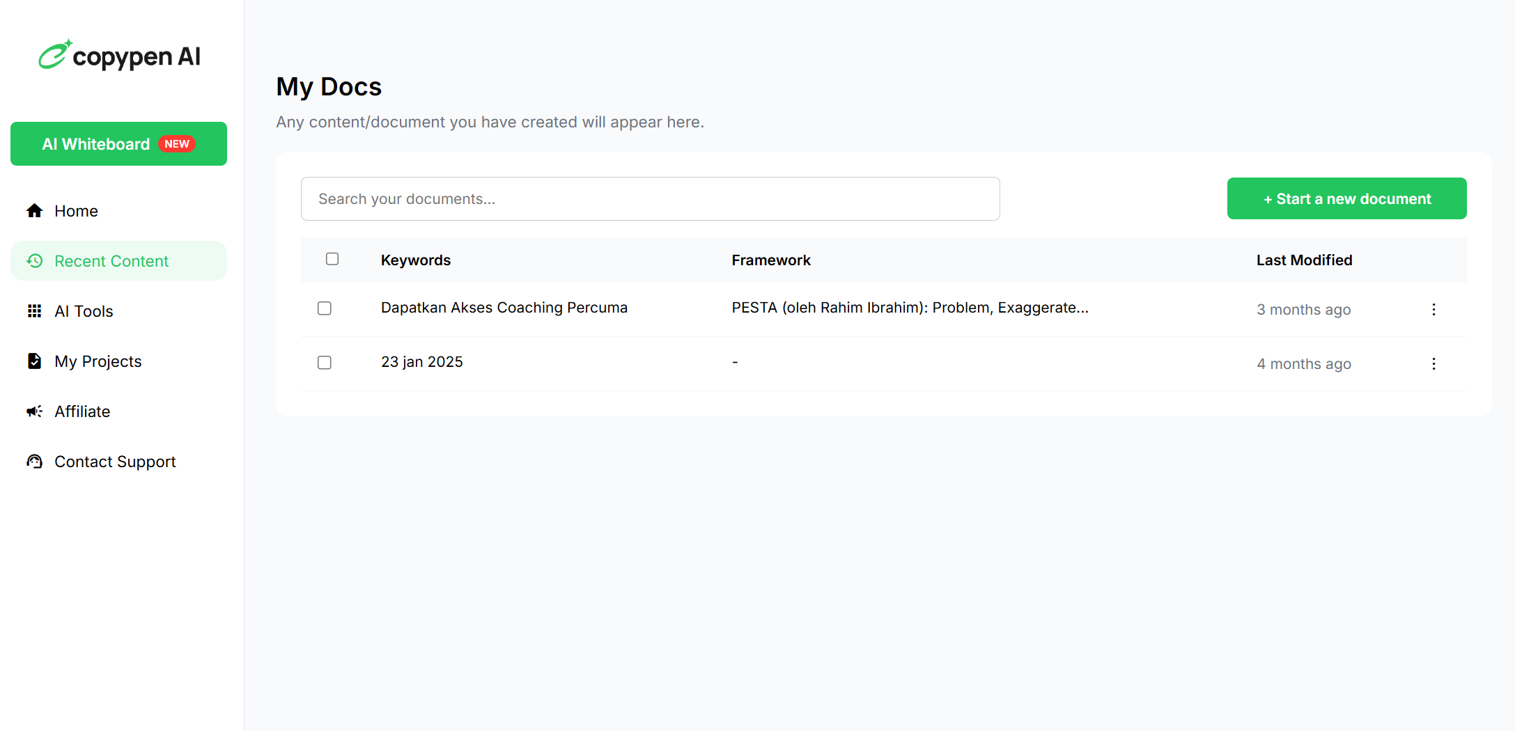 Folder Organization & Search