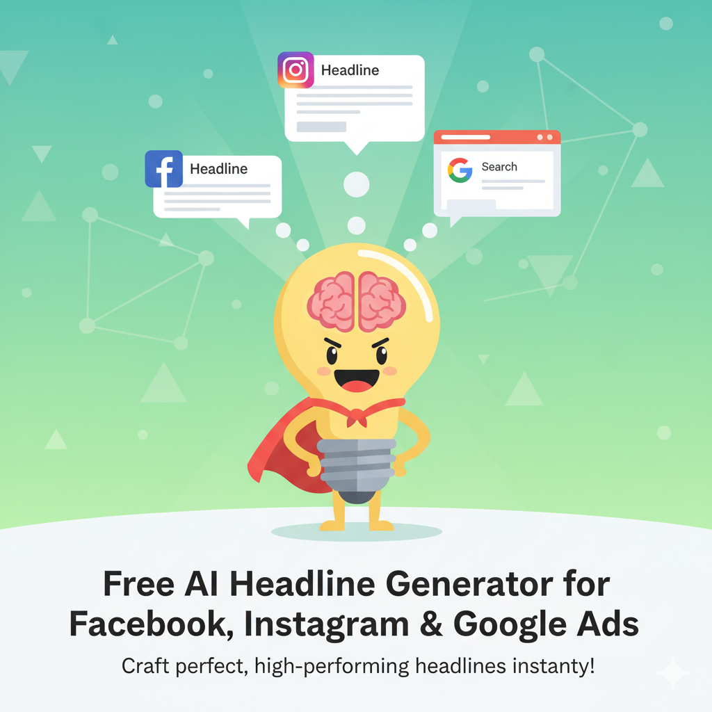 Free AI Headline Generator for Facebook, Instagram & Google Ads