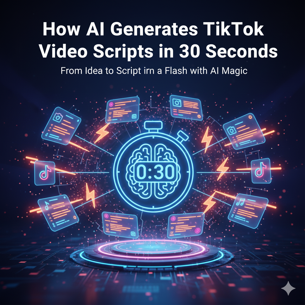 How AI Generates TikTok Video Scripts in 30 Seconds